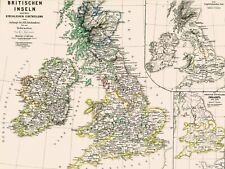 Landkarte ENGLAND im