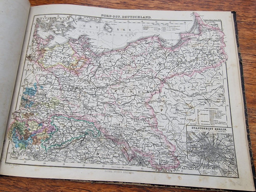 Bergmann stieler atlas antik - bergmann,