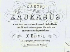 Landkarte KAUKASUS