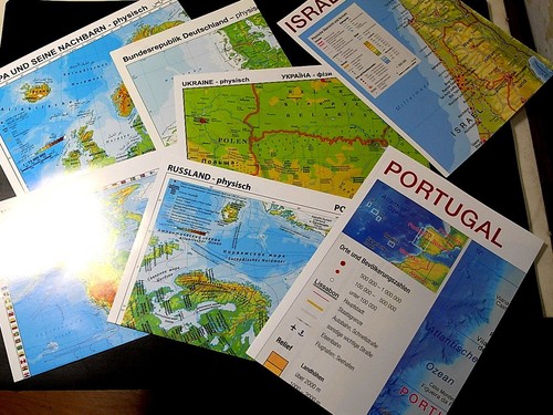 Wandkarten poster welt - wandkarten, brd