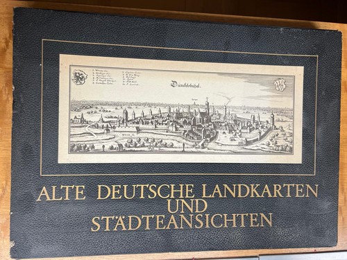 Alte deutsche landkarten - deutsche, und