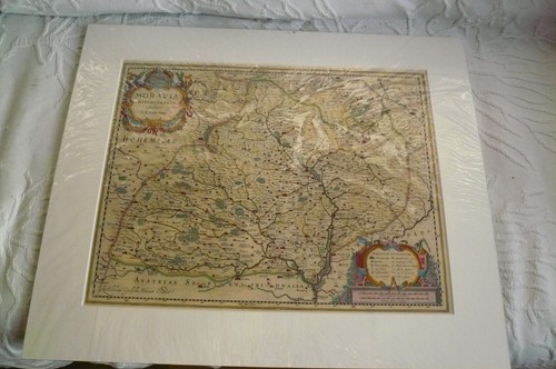Alte landkarte mähren - alte,
