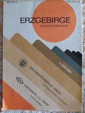 alte Touristenkarte Erzgebirge