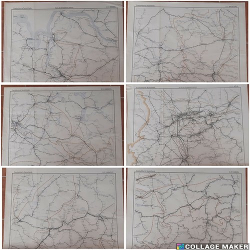Sammlung landkarten bahnnetz - sammlung,
