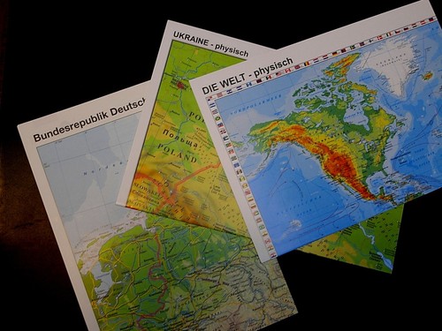 Poster landkarten din a - ,