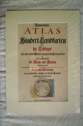 Titelblatt atlas von - titelblatt, "atlas